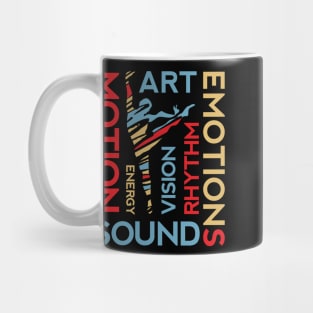 Creative Colorful Dancer Mug